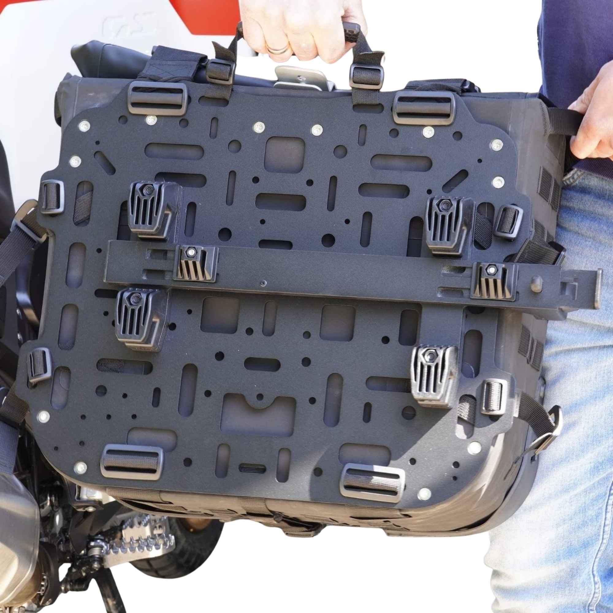 Rackless plate V2 for OEM 1300GS ADV - APDURO